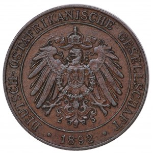 Niemcy, Niemiecka Afryka Wschodnia, 1 pesa 1892