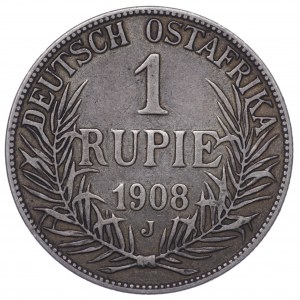 Germany, German East Africa,1 rupee 1908 J