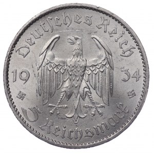 Niemcy, III Rzesza, 5 marek 1934 A - piękne