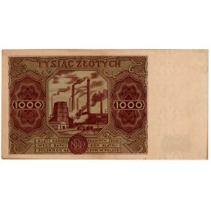 Polska, 1000 złotych 1947, seria C