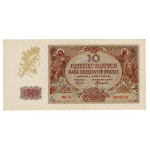 Polska, 10 złotych 1940, seria L