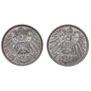 Niemcy, 1 marka 1915 - zestaw 2 sztuki