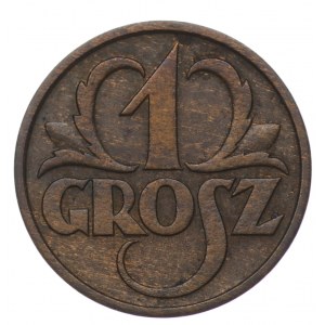 Polska, II RP, 1 grosz 1933