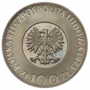 Polska, PRL, 100 złotych 1973 Kopernik