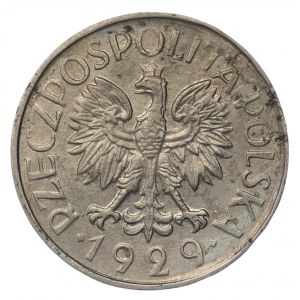 Polska, II RP, 1 złoty 1929 - falsyfikat z epoki