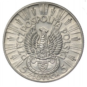 Polska, II RP, 5 złotych 1934, Piłsudski - Strzelecki