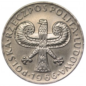 Poland, PRL, 10 zloty 1966, Small column