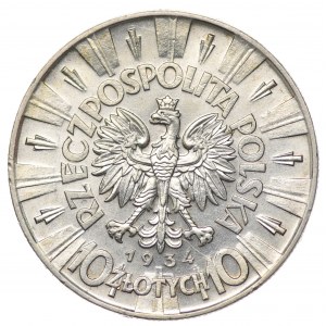 Polska, II RP, 10 złotych 1934, Piłsudski