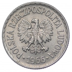 Polska, PRL, 1 złoty 1966