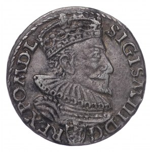 Poľsko, Žigmund III Vasa, trojak 1594, Malbork