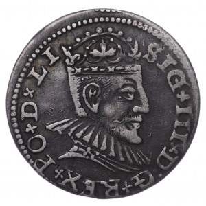Polska, Zygmunt III Waza, trojak 1590, Ryga