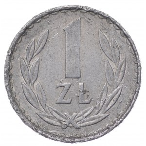 Poland, communist Poland, 1 zloty 1982, thin date