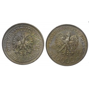 Polska, III RP, 20.000 złotych 1994 Zygmunt I Stary i 10.000 złotych 1992 Władysław III Warneńczyk