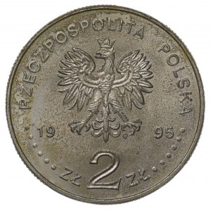Polska, III RP, 2 złote 1995 Katyń