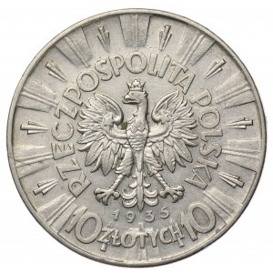 Polska, II RP, 10 złotych Piłsudski 1935