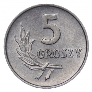 Polska, PRL, 5 groszy 1972
