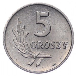 Polska, PRL, 5 groszy 1961