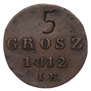 1 grosz 1812 - CIEKAWOSTKA - waga 2,95 g, średnica 20 mm