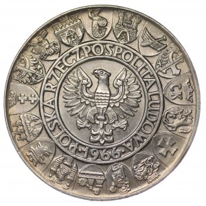 Polska, PRL, Mieszko i Dąbrówka, 100 złotych 1966