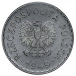 Polska, PRL, 1 złoty 1949