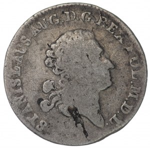 Stanisław Agust Poniatowski, 4 grosze srebrne (złotówka) 1766 FS