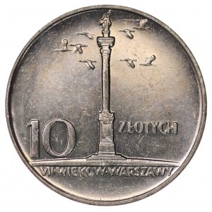 Polska, PRL, 10 złotych 1966 Mała Kolumna