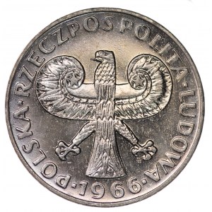 Polska, PRL, 10 złotych 1966 Mała Kolumna