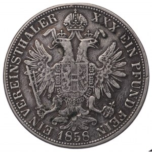 Austria, 1 Vereinsthaler A 1858