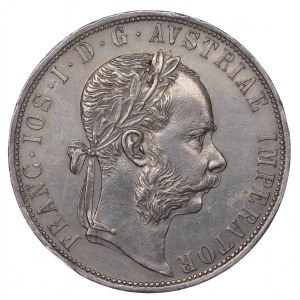 Austria, Franz Joseph I, 2 florins 1874