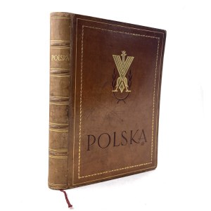 Poland. (Reprint from the 13th Volume of the Great Illustrated Universal Encyclopedia). Binding signed JAHODY FULL LEATHER!