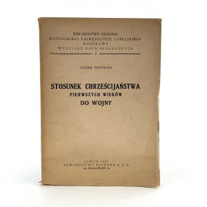 Winowski Leszek - Postoj křesťanství prvních staletí k válce.