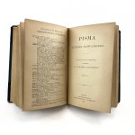 Słowacki Juliusz - Pisma Juliusza Słowackiego. Zweite Auflage vervielfältigt von Antoni Małecki. Band I/II.