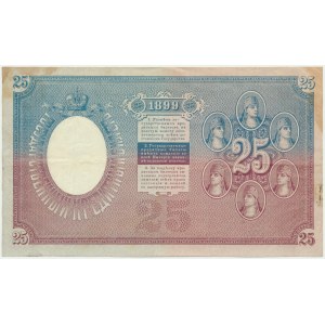 Russie, 25 roubles 1899 - Timashev &amp; Chikhirzhin -.