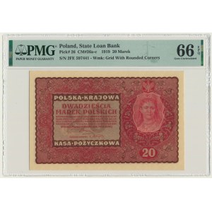 20 marek 1919 - II Serja FE - PMG 66 EPQ