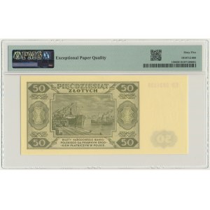 50 złotych 1948 - ED - PMG 65 EPQ