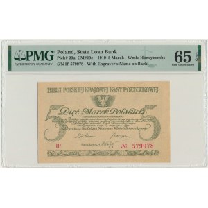 5 marek 1919 - IP - PMG 65 EPQ