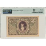 20 marek 1919 - K - PMG 45 EPQ - rzadka seria z przecinkiem