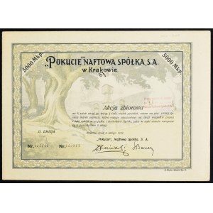 „Pokucie” Spółka Naftowa S.A., 5 x 1.000 mkp, Emisja II