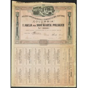 Polish-American Oil Company Columbia S.A., 1 000 mkp