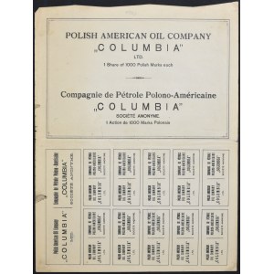Polish-American Oil Company Columbia S.A., 1 000 mkp
