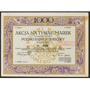 Polski Bank Komisowy w Poznaniu, 1.000 mkp, Emisja II