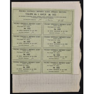 Polska Centrala Importu Kawa S.A., 500 zlotých 1933
