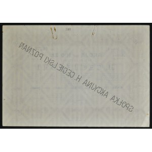H. Cegielski S.A., 100 PLN 1929