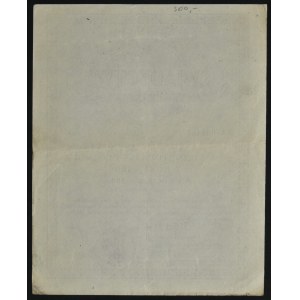 5 % Krátkodobá štátna pôžička, predbežné osvedčenie 1920, 100 mkp