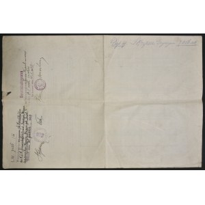 Národné oddelenie Kráľovstva Galície a Lodomérie..., 4,5 % národná pôžička, dlhopis 9 600 korún 1914