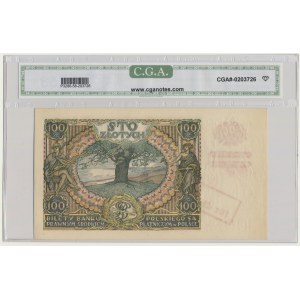100 złotych 1934 - Ser. C.E. - fałszywy przedruk okupacyjny - CGA 58