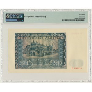 50 złotych 1941 - D - PMG 67 EPQ
