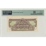 5 złotych 1944 ...owe - xA - PMG 64 EPQ - rzadka seria zastępcza