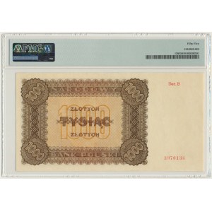1.000 złotych 1945 - B - PMG 55