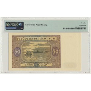 50 złotych 1946 - J - PMG 66 EPQ